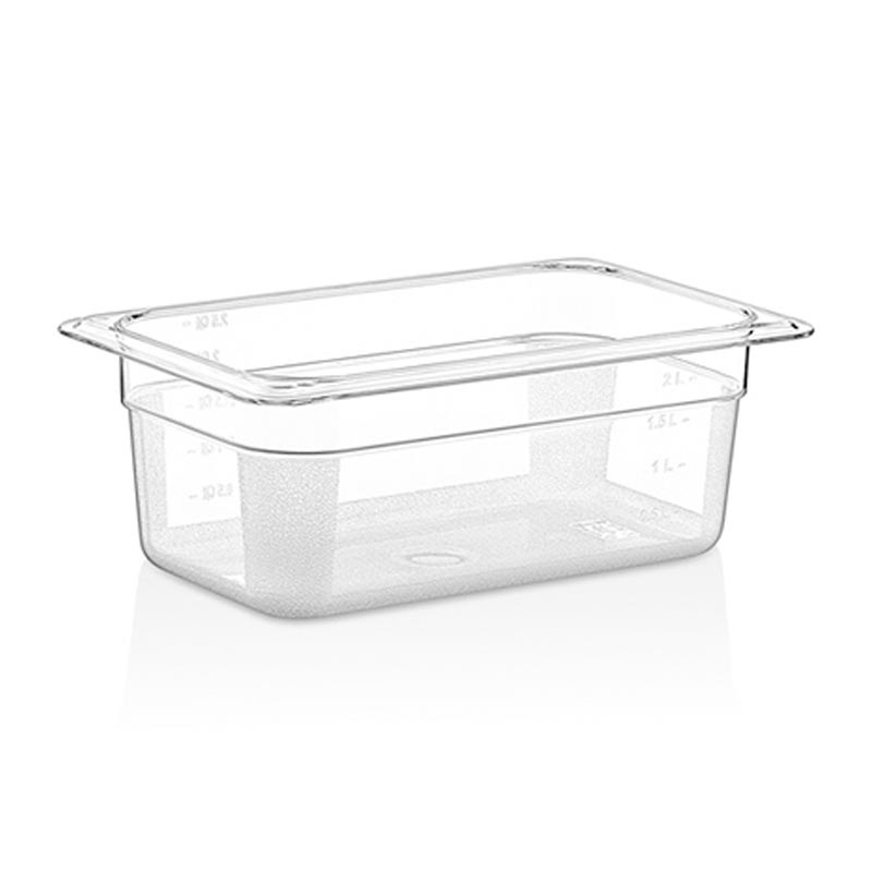 GastroPlast GN 1/4-100 mm Gastronorm Küvet Polikarbon