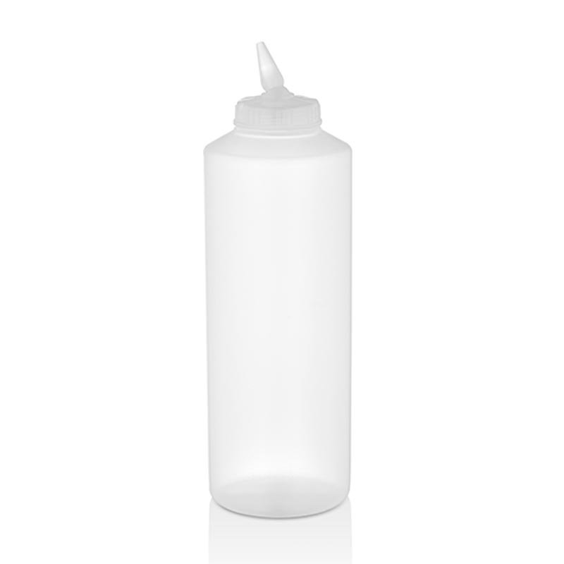 GastroPlast GPS-1000 Ayarlı Uçlu Fişek Sosluk 1000 ml Şeffaf