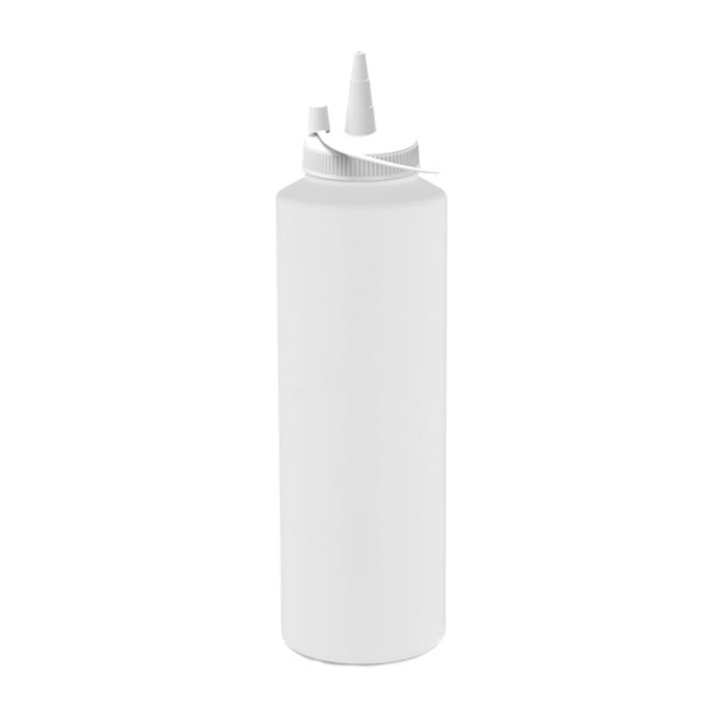 GastroPlast GPSC-1000 Kapaklı Fişek Sosluk 1000 ml Beyaz