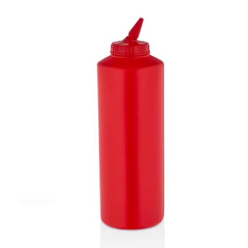 GastroPlast GPSM-750 Ayarlı Uçlu Fişek Sosluk 750 ml Kırmızı