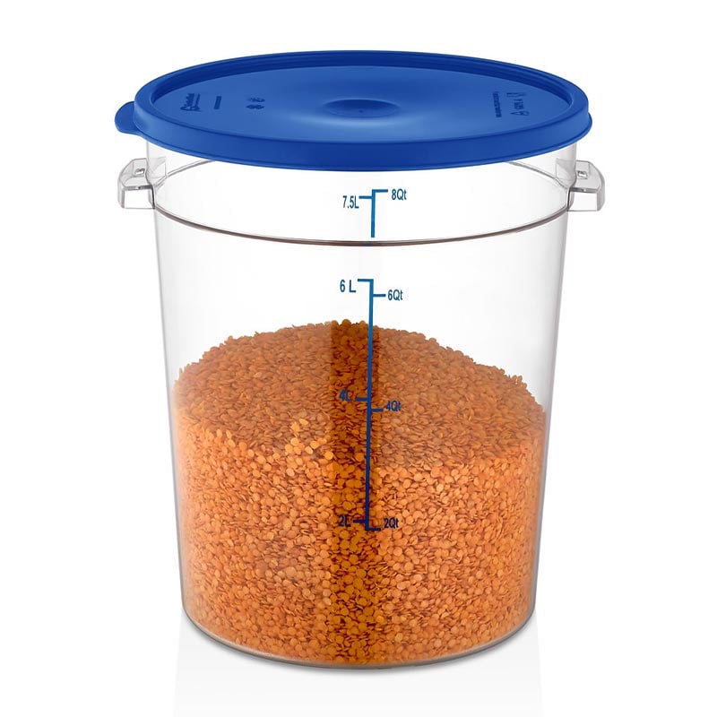 GastroPlast GRP-8 Polikarbon Yuvarlak Saklama Kabı 7.5 L