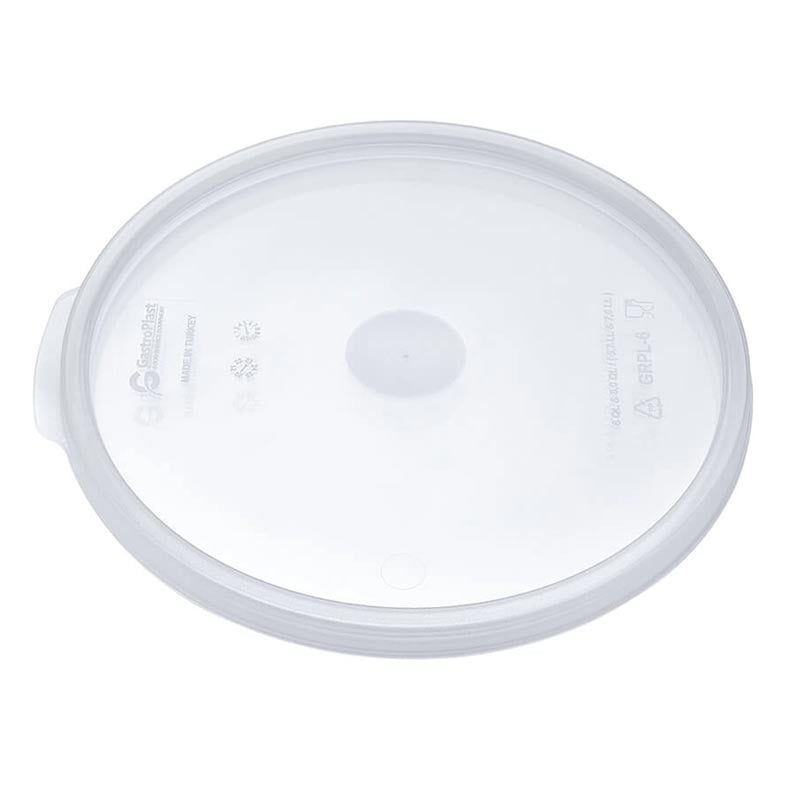 GastroPlast GRPL-12 Polikarbon Yuvarlak Saklama Kabı Kapağı
