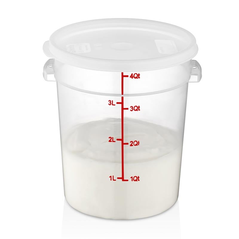 GastroPlast GRPP-4 Polipropilen Yuvarlak Saklama Kabı 4.2 L
