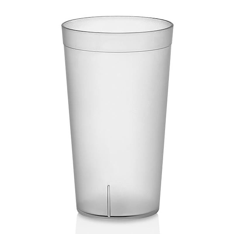 GastroPlast Kumlu Bardak 400 ml Polikarbon Şeffaf