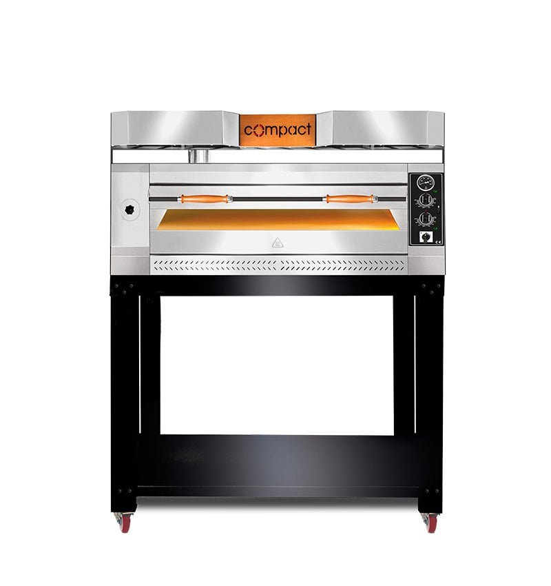 GMG Compact S Serisi Tek katlı Taş Tabanlı Pizza Fırını, Ø 30cm 4 Adet Tepsi Kapasiteli