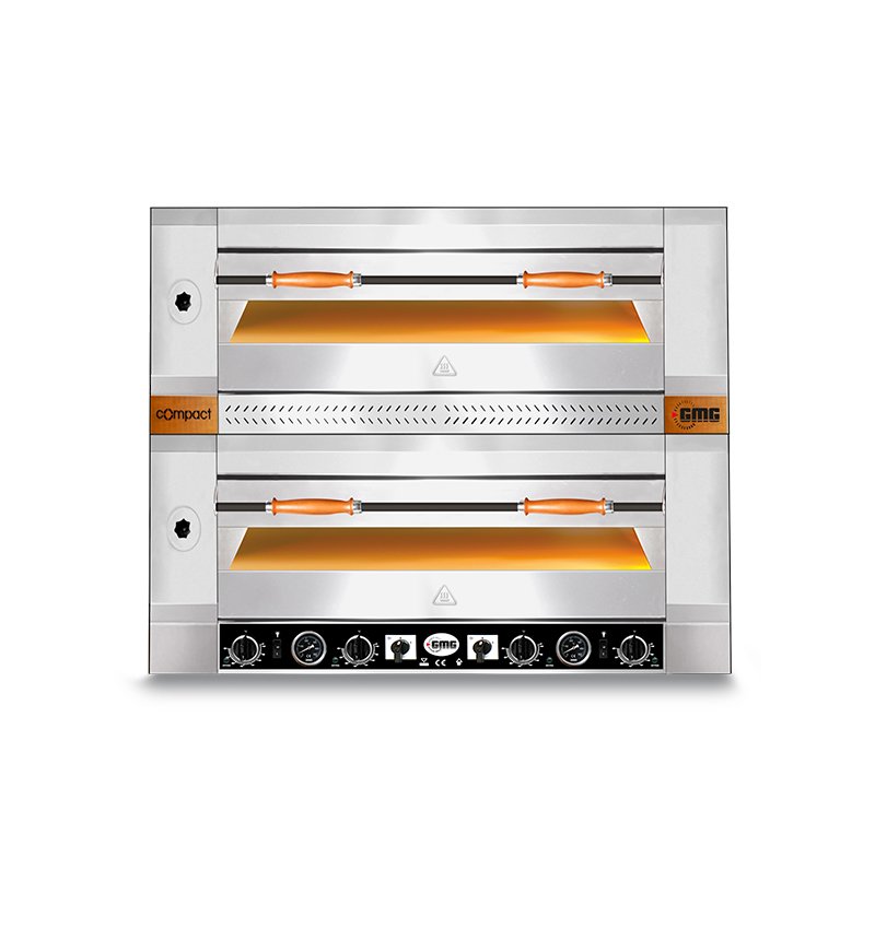 GMG COMPACT Serisi Pizza Fırını, 6+6 Tepsi Kapasiteli