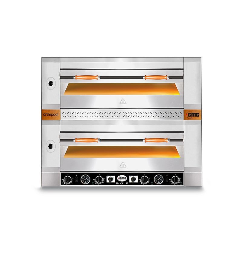 GMG COMPACT Serisi Pizza Fırını, Ø 35 cm 4+4 Adet Tepsi Kapasiteli