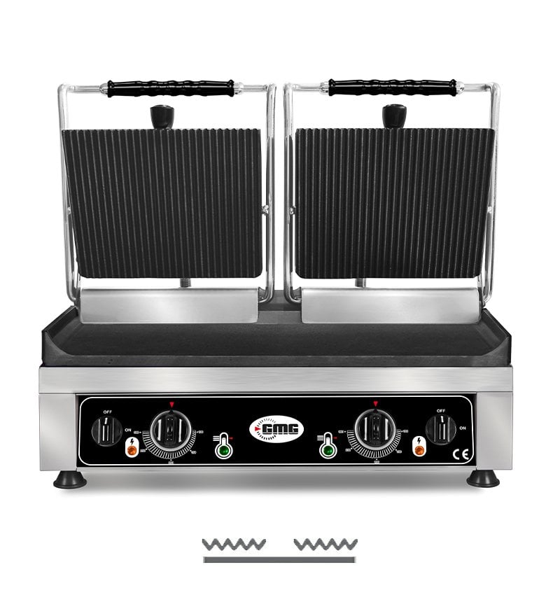 GMG KG 5530 DG Yarı Düz Tost Makinesi, 52x24 cm