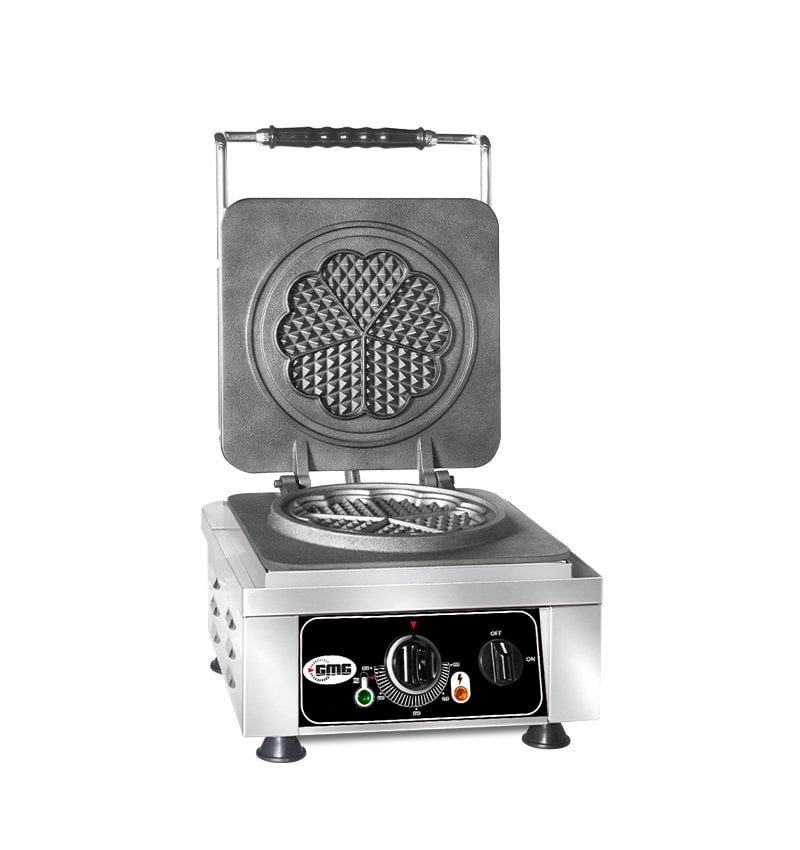 GMG KGW 01 M Çiçek Model Waffle Makinesi, Ø 16,5 x 1,5 cm