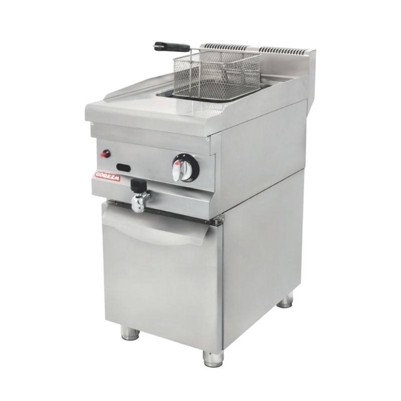 Görkem 600 Seri Fritöz Dolaplı Gazlı 9 Lt 40x61 Cm