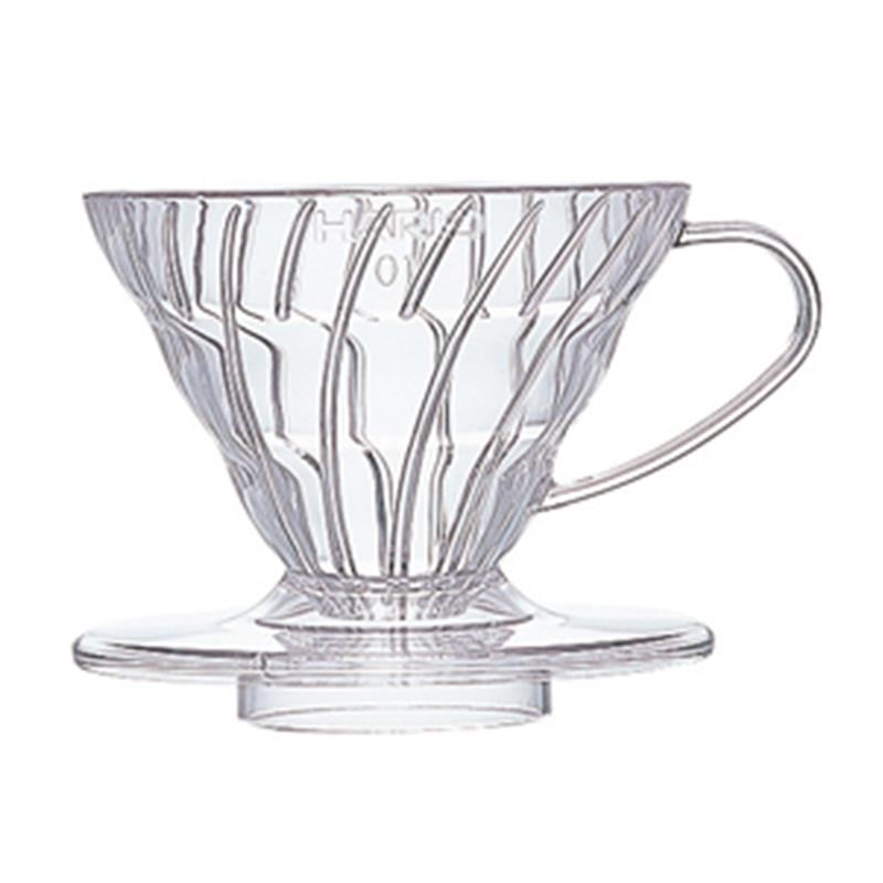 Hario V60 01 Plastik Dripper, Şeffaf