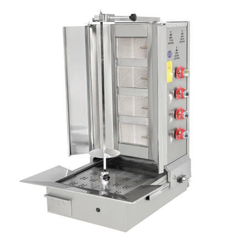 Himaksan 4 Radyanlı Alttan Motorlu Döner Ocağı, Doğalgazlı HMK-AMDNG 4