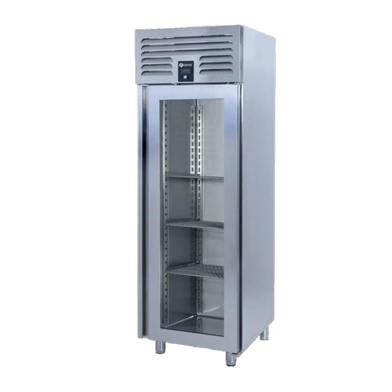 İceinox VTS 610 VG Dik Tip 1 Cam Kapılı Snack Ve GN Buzdolabı 610 L 304 K 70x87x210 Cm