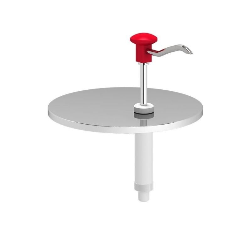 Kalando KD-010-285 Basmalı Sos Pompası Ünitesi 9-10 L Kova Uyumlu Ø285mm Kırmızı