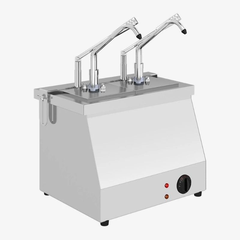 Kalando KD-021 Benmari Isıtmalı Sos Pompası Paslanmaz GN 1/6 2x3 L