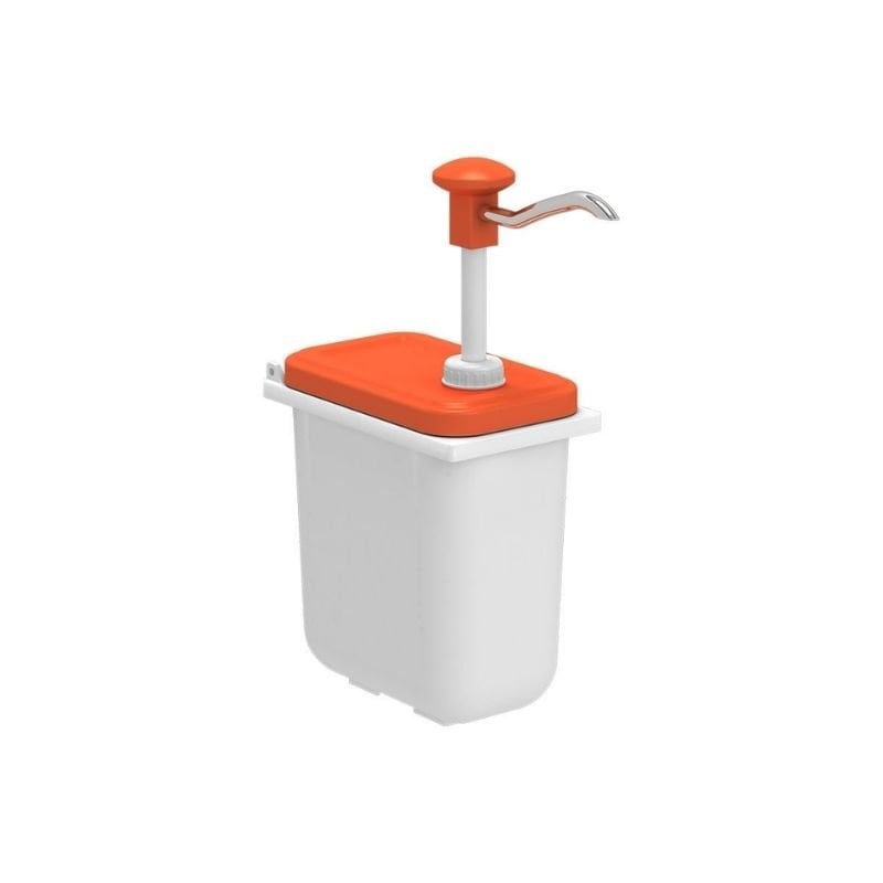 Kalando KDP-003 Basmalı Sos Pompası Plastik 1.9 Litre Turuncu