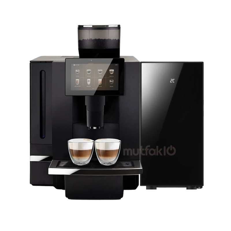 Kalerm K95L Süper Otomatik Espresso Kahve Makinesi, C4 Süt Soğutucu Seti