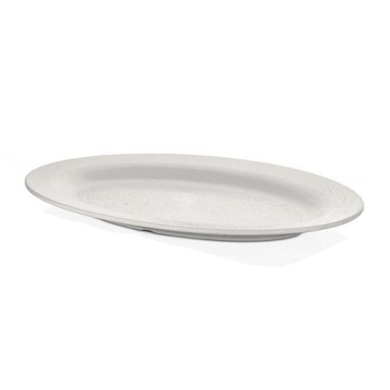 Külsan 11064.CW Thermoset Yağmur Servis Tabak Oval 64x44 cm