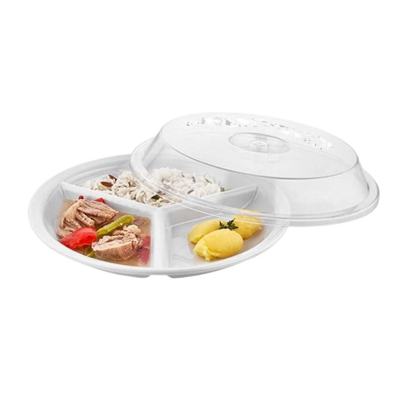 Külsan 117.PW Thermoset Yuvarlak Tabak 3 Bölmeli 24 cm