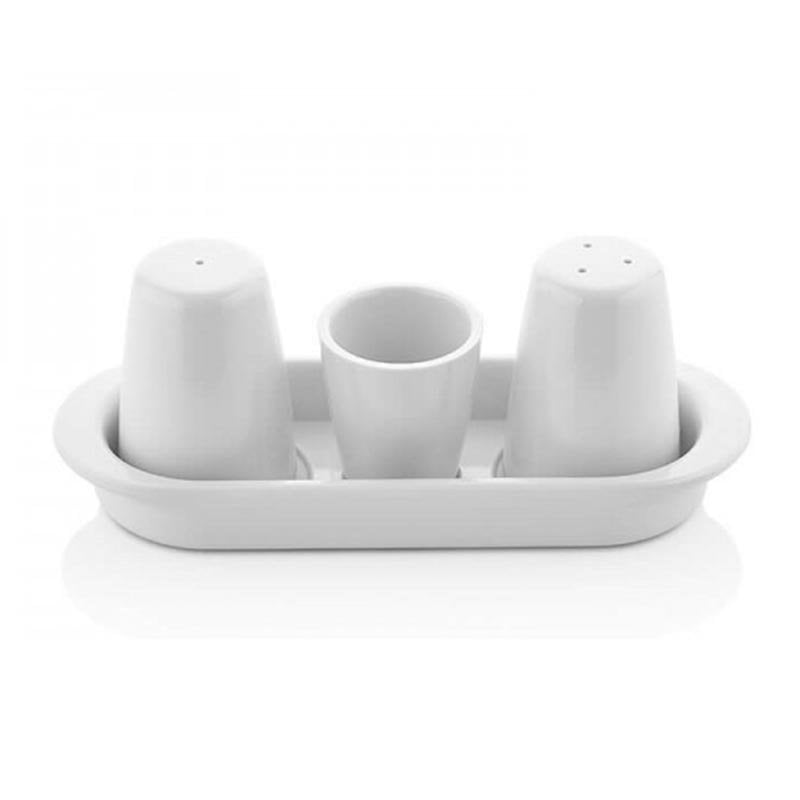 Külsan 1505SET.PW Thermoset Tuzluk-Biberlik ve Kürdanlık Seti 20x7 cm