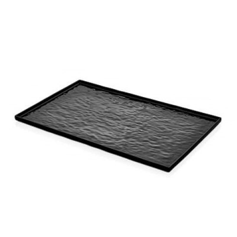 Külsan 17011.BL Thermoset Pano Taş Efektli GN 1/1 53x32.5 cm Siyah