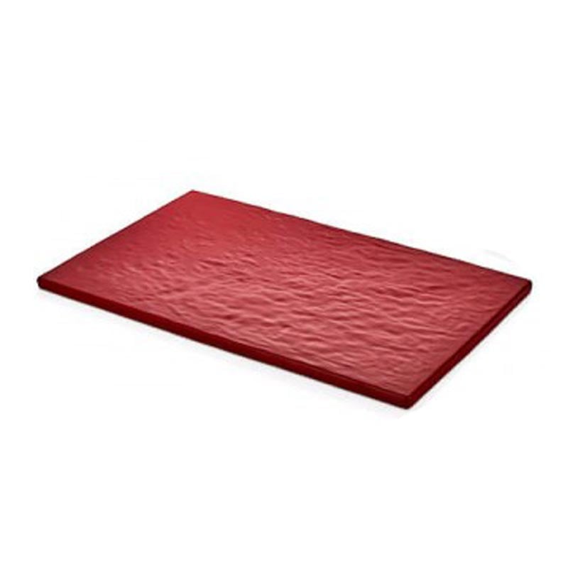 Külsan 17011.R Thermoset Pano Taş Efektli GN 1/1 53x32.5 cm Kırmızı