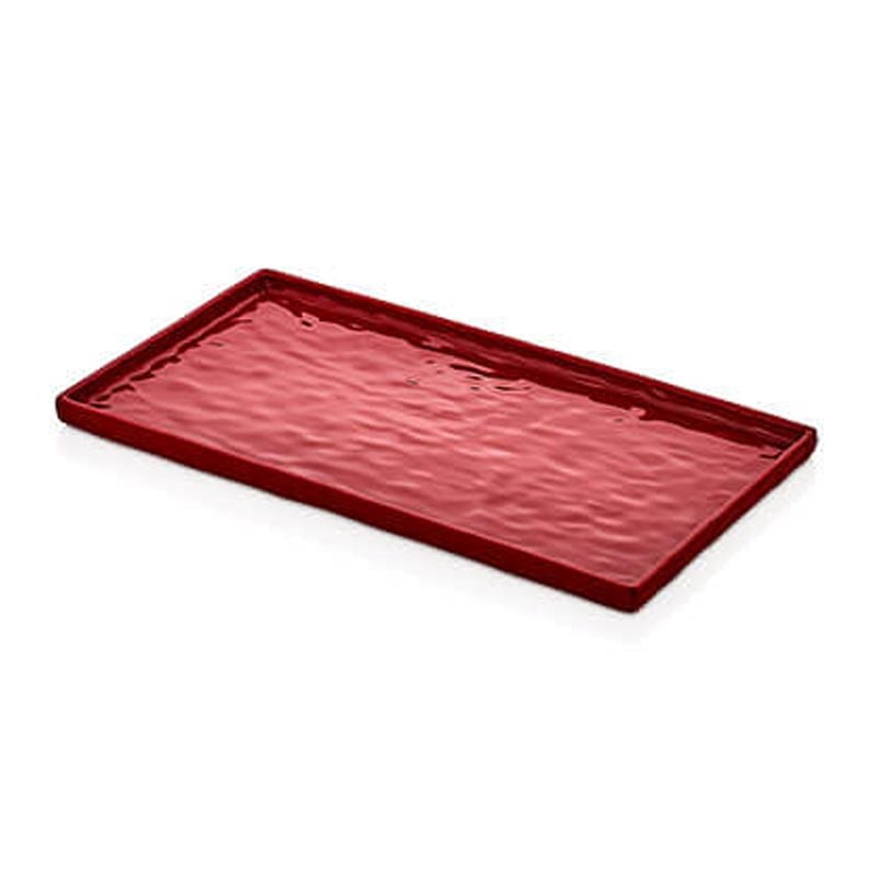 Külsan 17013.R Thermoset Pano Taş Efektli GN 1/3 17.7x32.5 cm Kırmızı