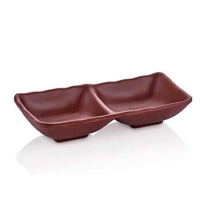 Külsan 25217.BR Thermoset Ramekin Çiftli 17.5x8.7 cm 2x68 ml Kahverengi