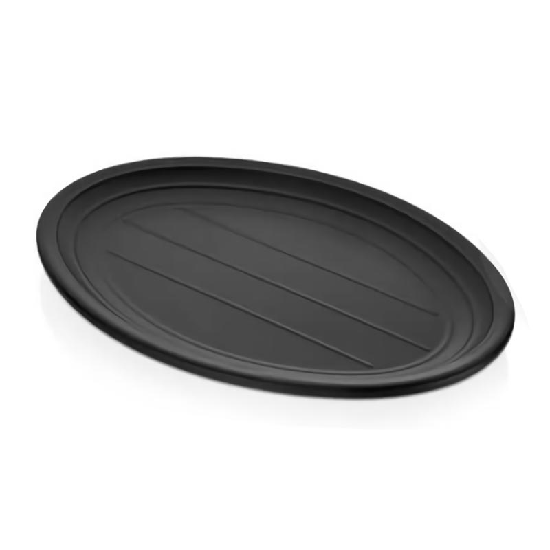 Külsan 28022.BL Thermoset Tabak Oval 22.5x15 cm Siyah