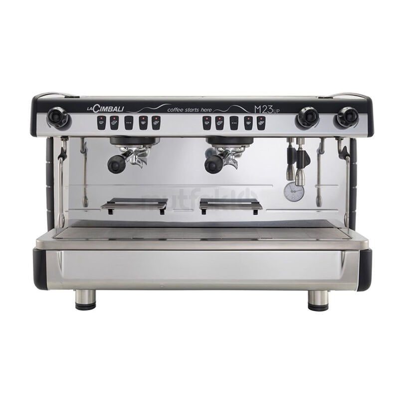 La Cimbali M23 UP DT/2 TC 2 Gruplu Tam Otomatik Espresso Kahve Makinesi Tall Cup Yüksek Kaşık Siyah