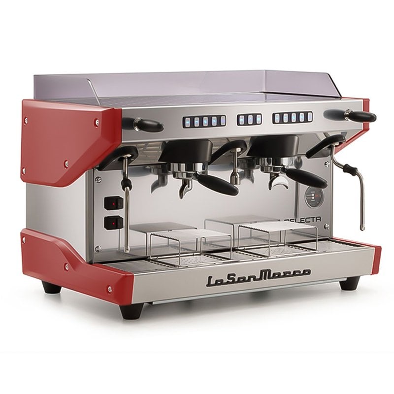 La San Marco Delecta 2 Gruplu Tam Otomatik Espresso Kahve Makinesi Kırmızı
