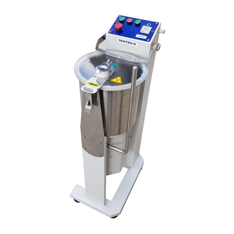 Mateka GPD 450 T Gıda Parçalama Cutteri Devirmeli 2 Hız 40 L 380V