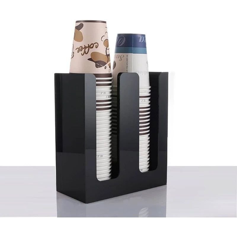 Mutfak10 ORG-03 Düz Karton Bardak Standı 2\'Li 16 OZ
