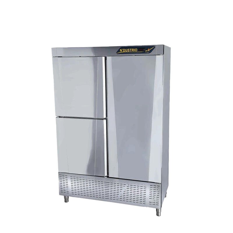NDustrio 1 Tam 2 Yarım Kapılı Üstten Motorlu Dik Tip Gastronorm Buzdolabı, 1600 L PNX- CPG-203-UC