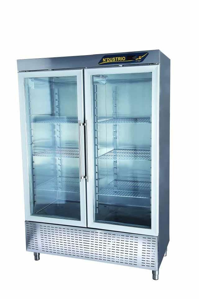 NDustrio 2 Cam Kapılı Dik Tip Snack Derin Dondurucu, CNS-202-GD
