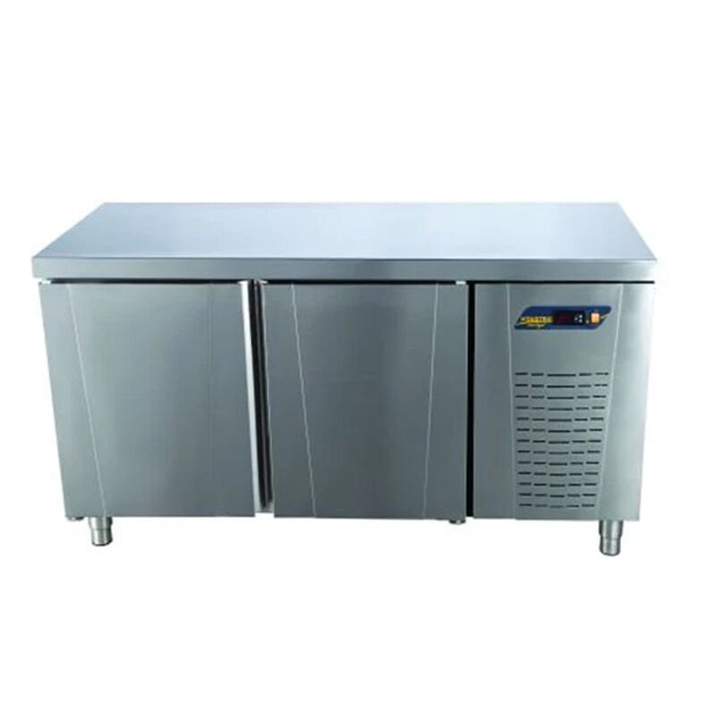NDustrio 2 Kapılı Tezgah Tip Snack Buzdolabı, Sırtsız TPS-62-Wobs