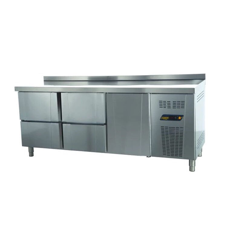 NDustrio 4 Çekmeceli 1 Kapılı Tezgah Tip Snack Buzdolabı, TPS-63-4D