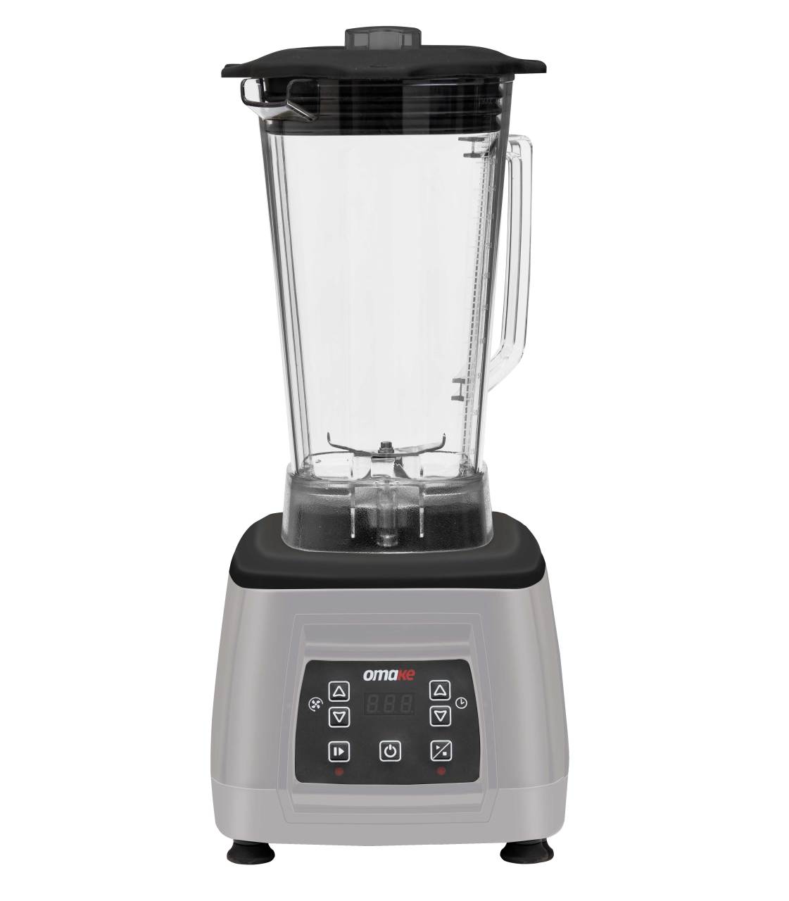 Omake Bar Blender, Dijital, Kapak Sensörlü, Gri