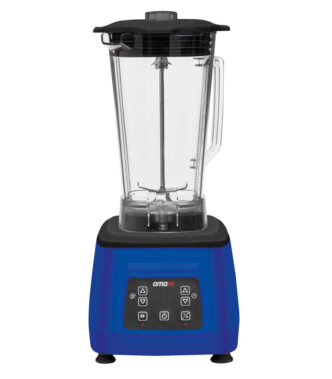 Omake Bar Blender, Dijital, Kapak Sensörlü, Mavi, 3 Litre