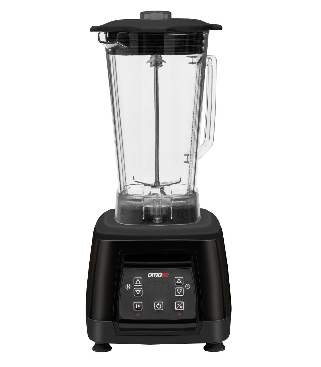 Omake Bar Blender, Dijital, Kapak Sensörlü, Siyah, 3 Litre