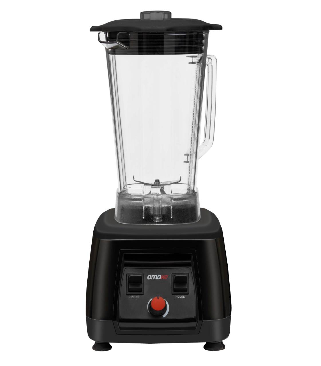 Omake Bar Blender, Manuel Siyah, 3 Litre