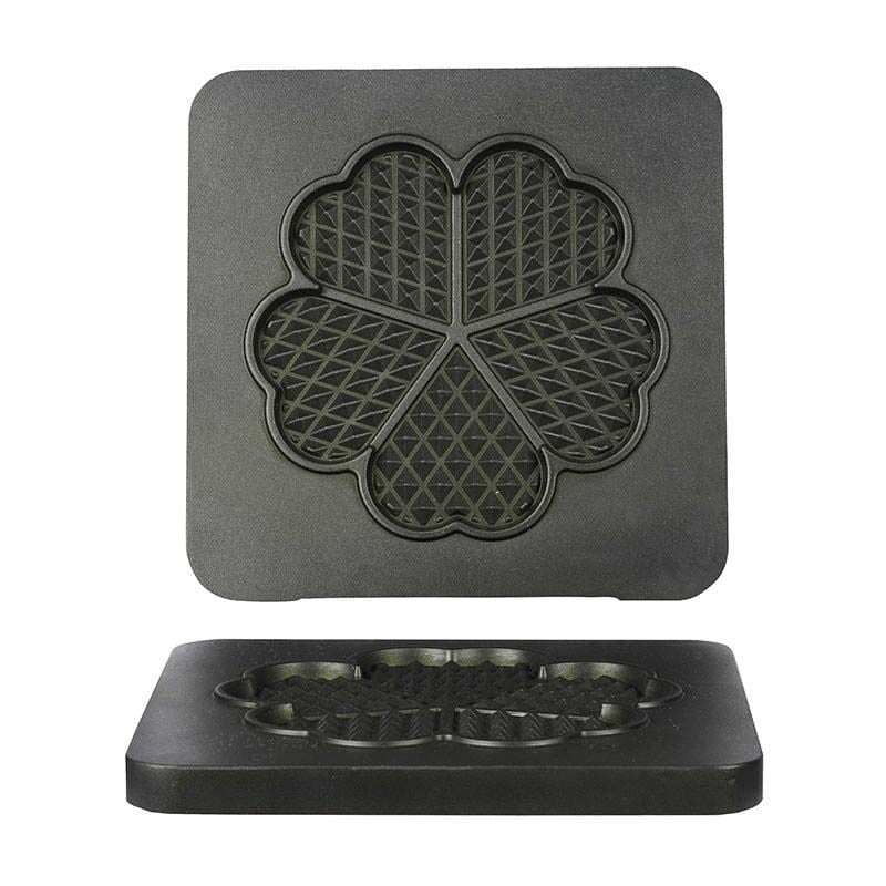 Omake Kare Waffle Makinası Kalıbı, Heart Ø190
