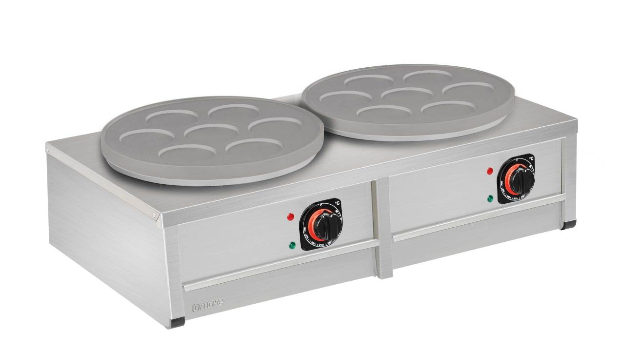 Omake Krep Makinesi, Çiftli, Elektrikli, 7 Bölmeli, Zaman Ayarlı