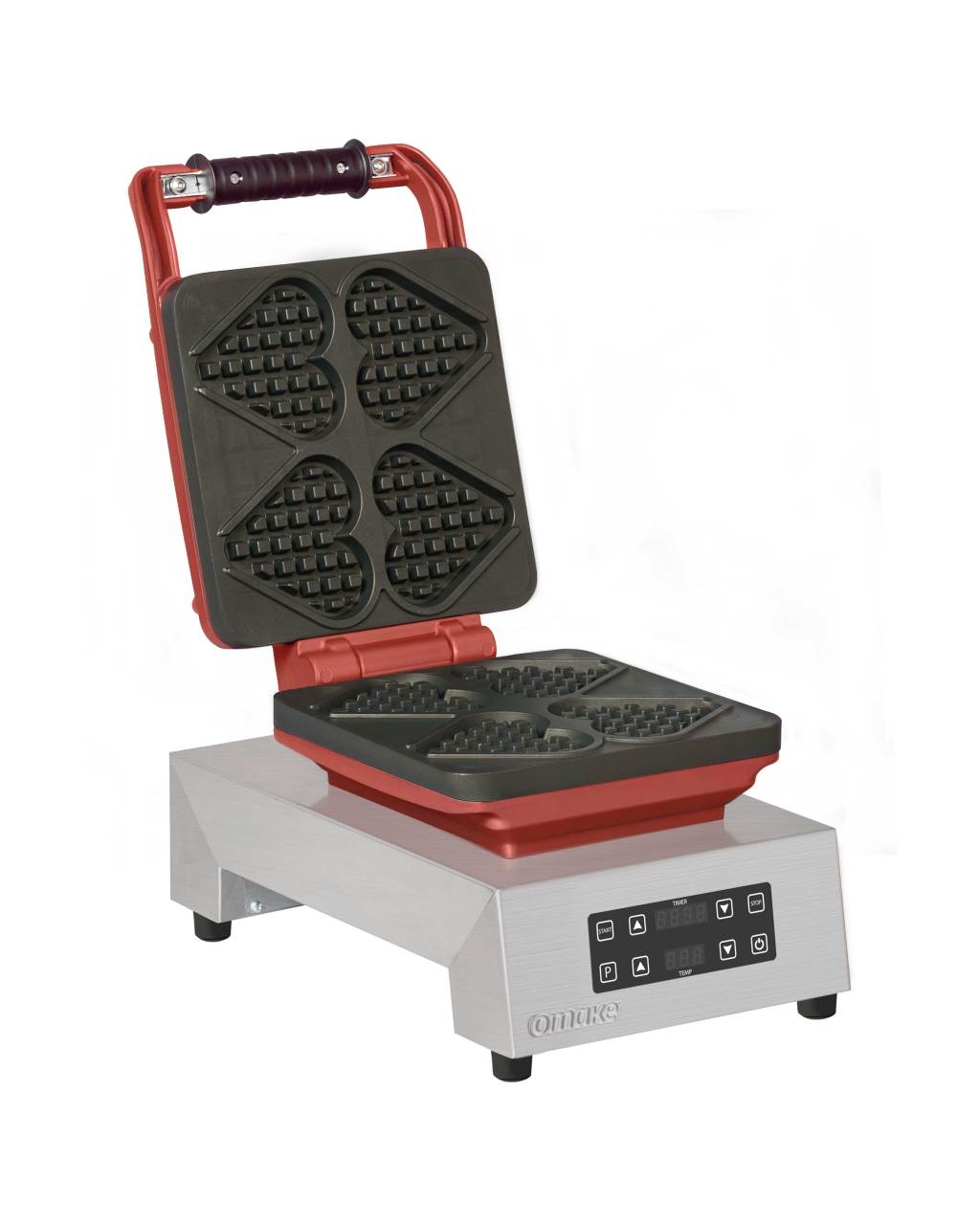 Omake Waffle Makinesi, Dijital, Çubuk Kalp