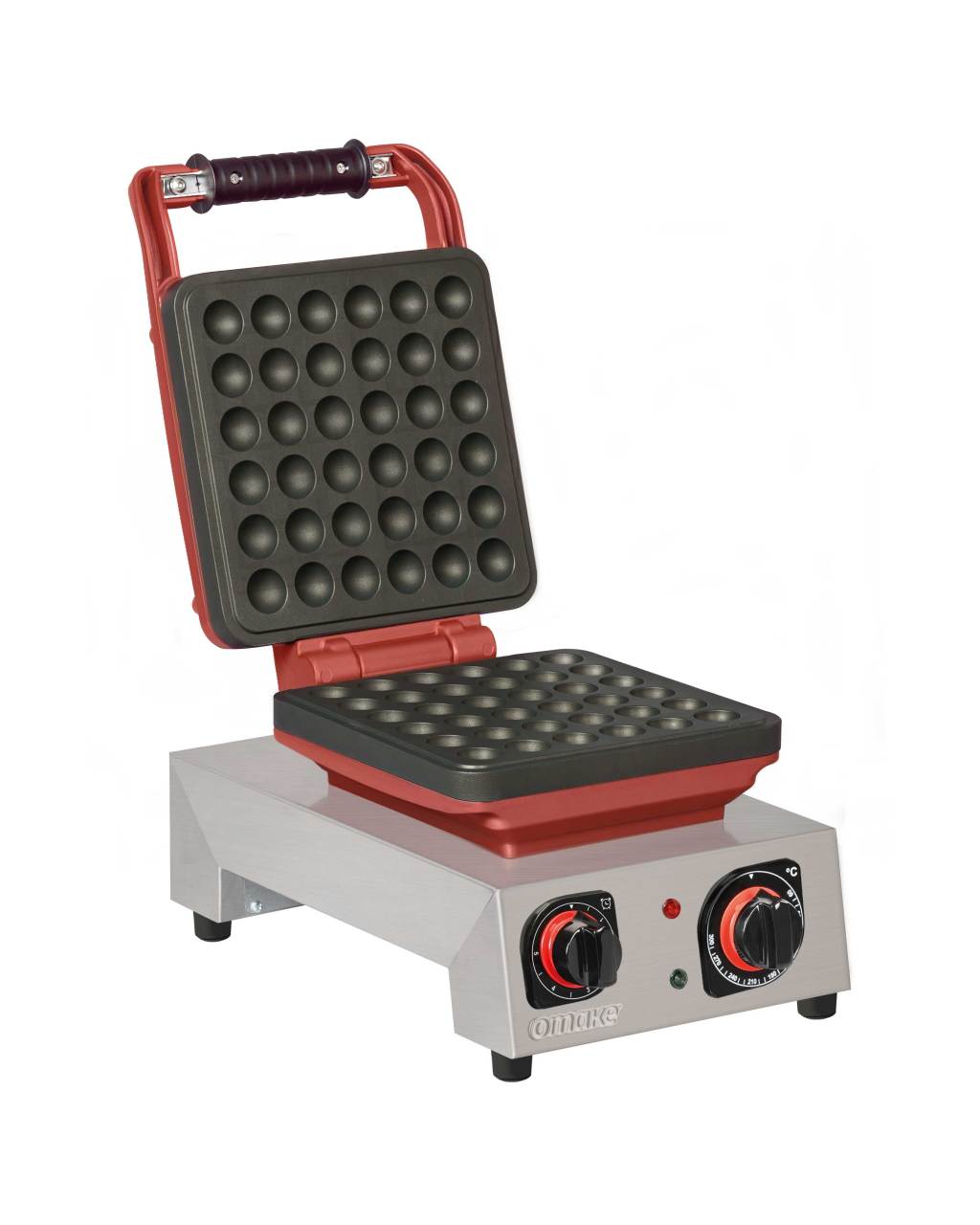 Omake Waffle Makinesi, Manuel, Zaman Ayarlı, Bubble