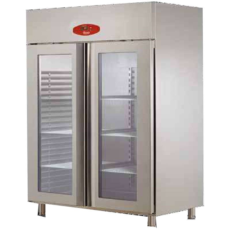Osimo GASTRONOM Seri Dik Tip Camlı Buzdolabı, İki Kapılı,  1400 lt.