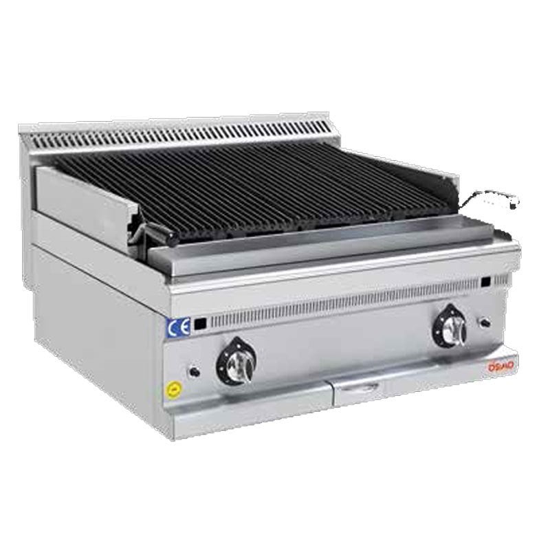 Osimo Gazlı Lavataşlı Izgara, 700 Seri, 16 kW, 80x70 cm