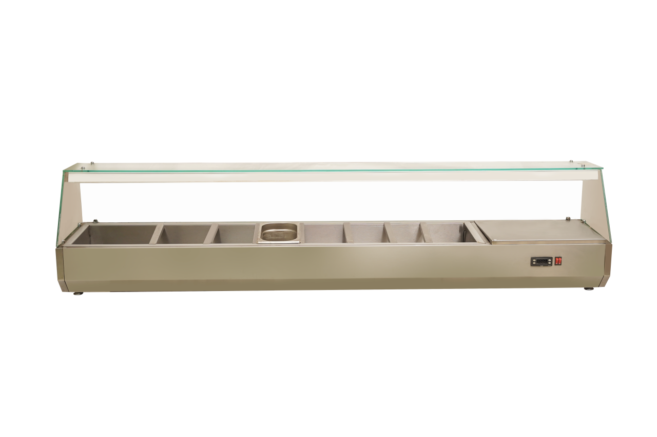 Osimo Pizza / Salata Hazırlık Bar Ünitesi, 1/4 Gn Küvet, 15 Cm Derinlik