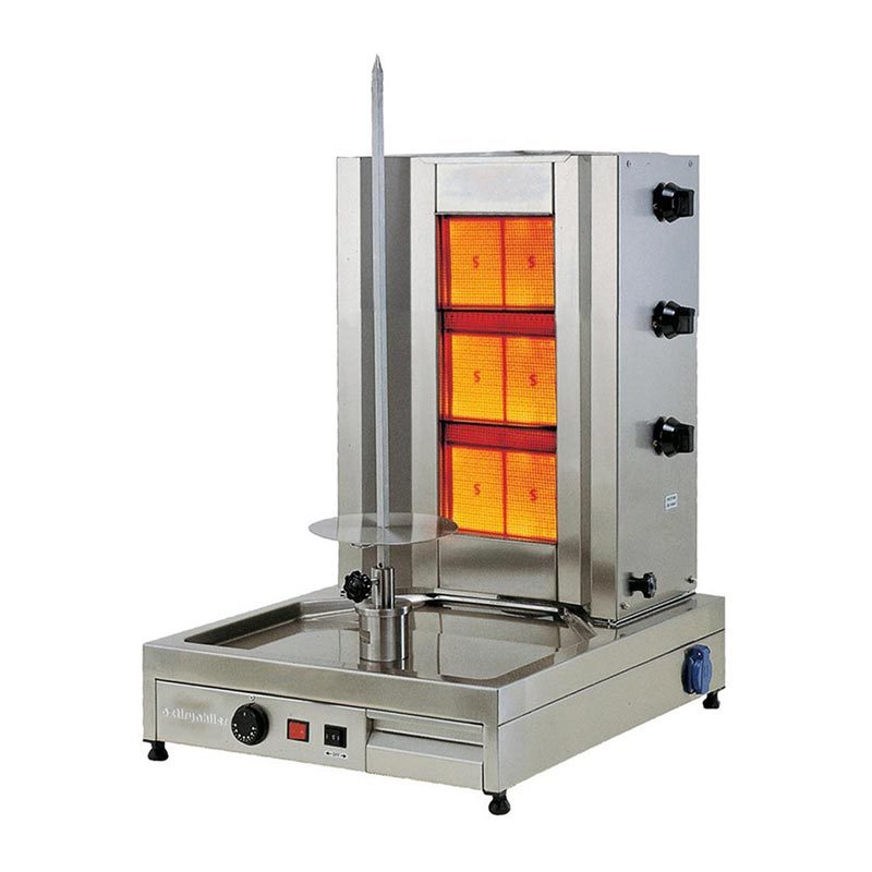 Öztiryakiler 3 GUD-W Model Döner Ocağı, Gazlı, Alt Motorlu