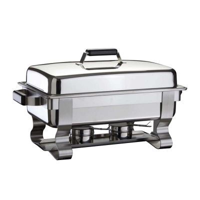 Öztiryakiler Chafing Dish, 1/1 Normal Kapak, Was Ayak, Mat Kızaklı, Isıtıcısız